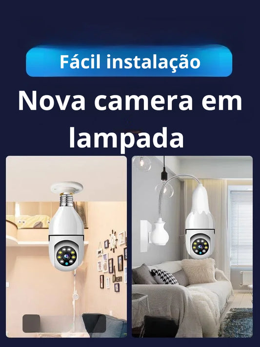 Câmera Espiã Lâmpada 3D – Segurança Full HD 1080p